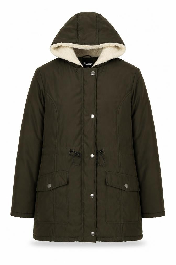 B.YOU Womens Green Jacket Size 10 Zip