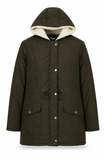 B.YOU Womens Green Jacket Size 10 Zip