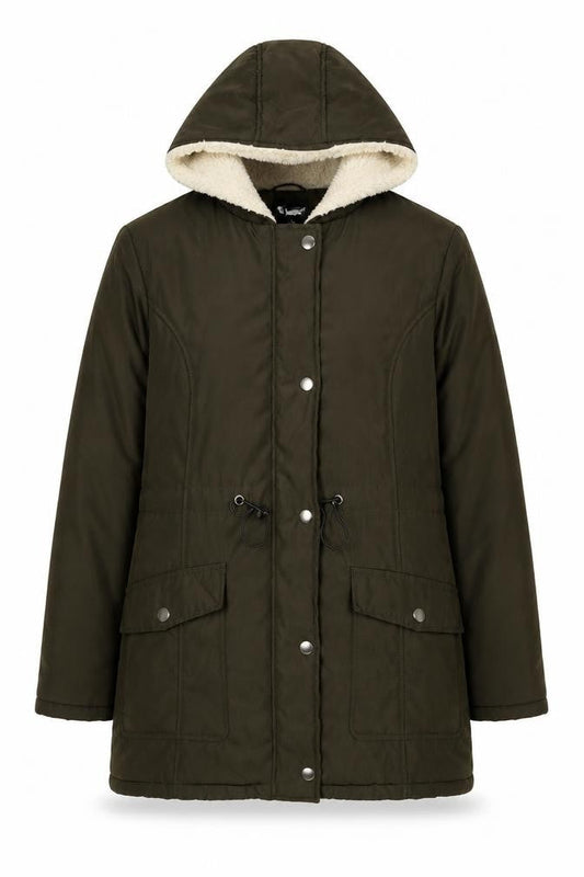 B.YOU Womens Green Jacket Size 10 Zip