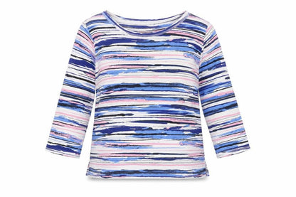 Womens UK Size 10 Arista Blue Basic Blouse