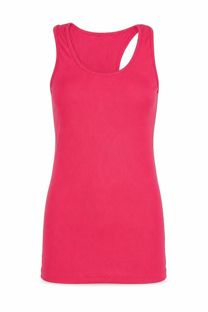 Womens UK Size 8 NEXT Pink Basic Tank