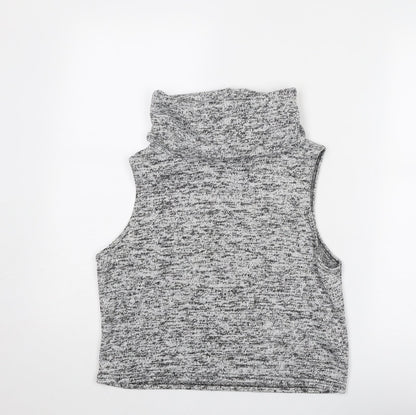 Womens UK Size L New Look Grey Pullover Jumper
