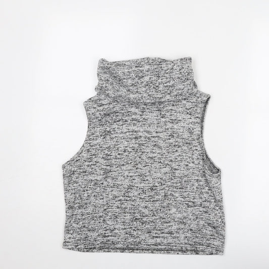 Womens UK Size L New Look Grey Pullover Jumper