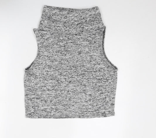 Womens UK Size L New Look Grey Pullover Jumper