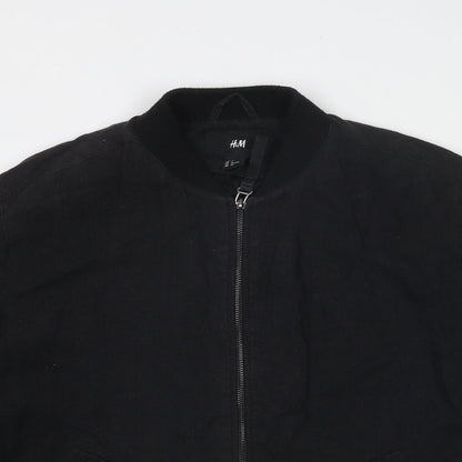 Mens UK Size S H&M Black Jacket
