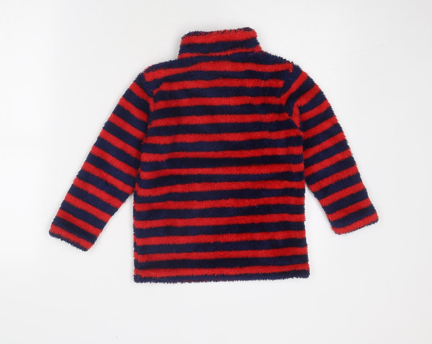 Avenue Boys Blue Striped Polyester Pullover Sweatshirt Size 5-6 Years Zip
