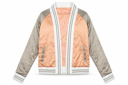 QED London Womens Orange Jacket Size 12 - Flower Detail