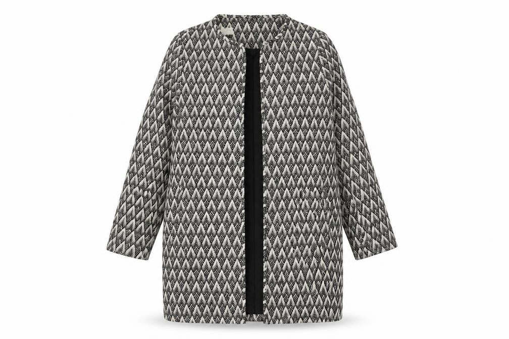 Womens UK Size 16 H&M Grey Overcoat