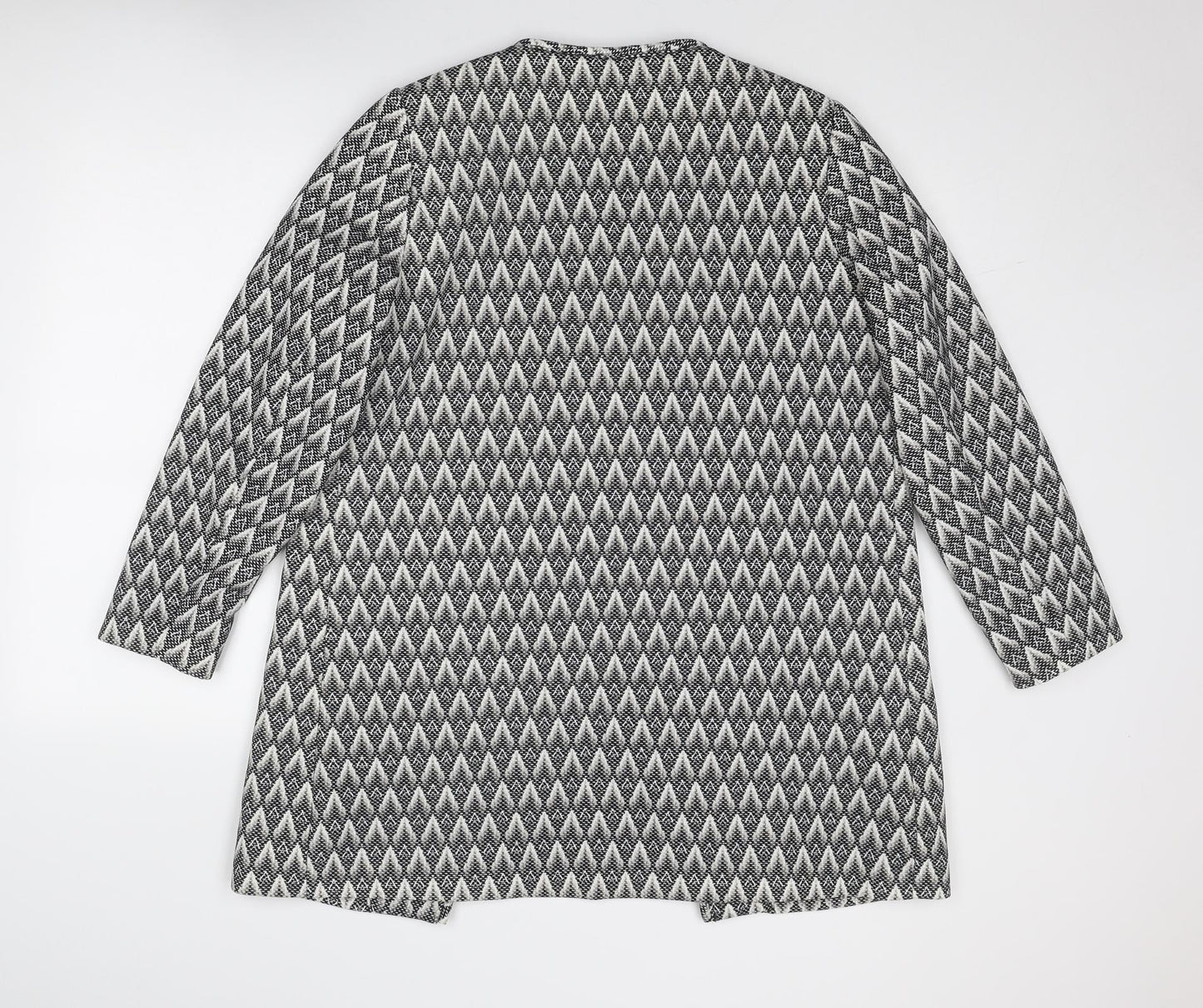 Womens UK Size 16 H&M Grey Overcoat