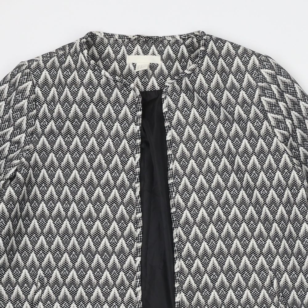 Womens UK Size 16 H&M Grey Overcoat