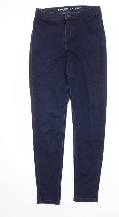 Womens UK Size 10 Marks and Spencer Regular Fit Skinny Blue Jeans