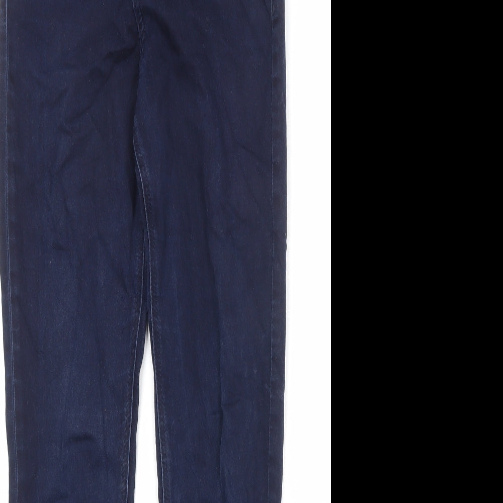 Womens UK Size 10 Marks and Spencer Regular Fit Skinny Blue Jeans
