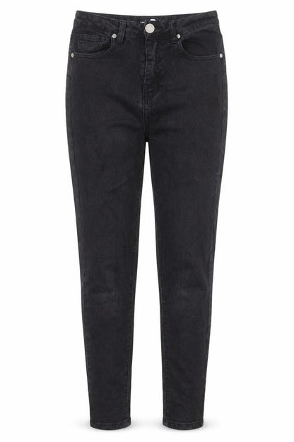 Boohoo Womens Black Cotton Skinny Jeans Size 8 Regular Zip