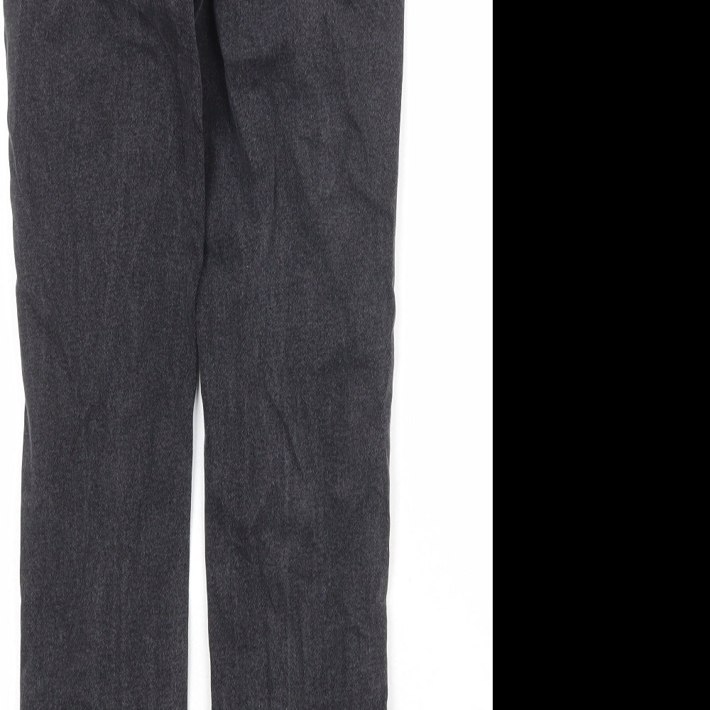 New Look Womens Black Cotton Skinny Jeans Size 10 Regular Zip