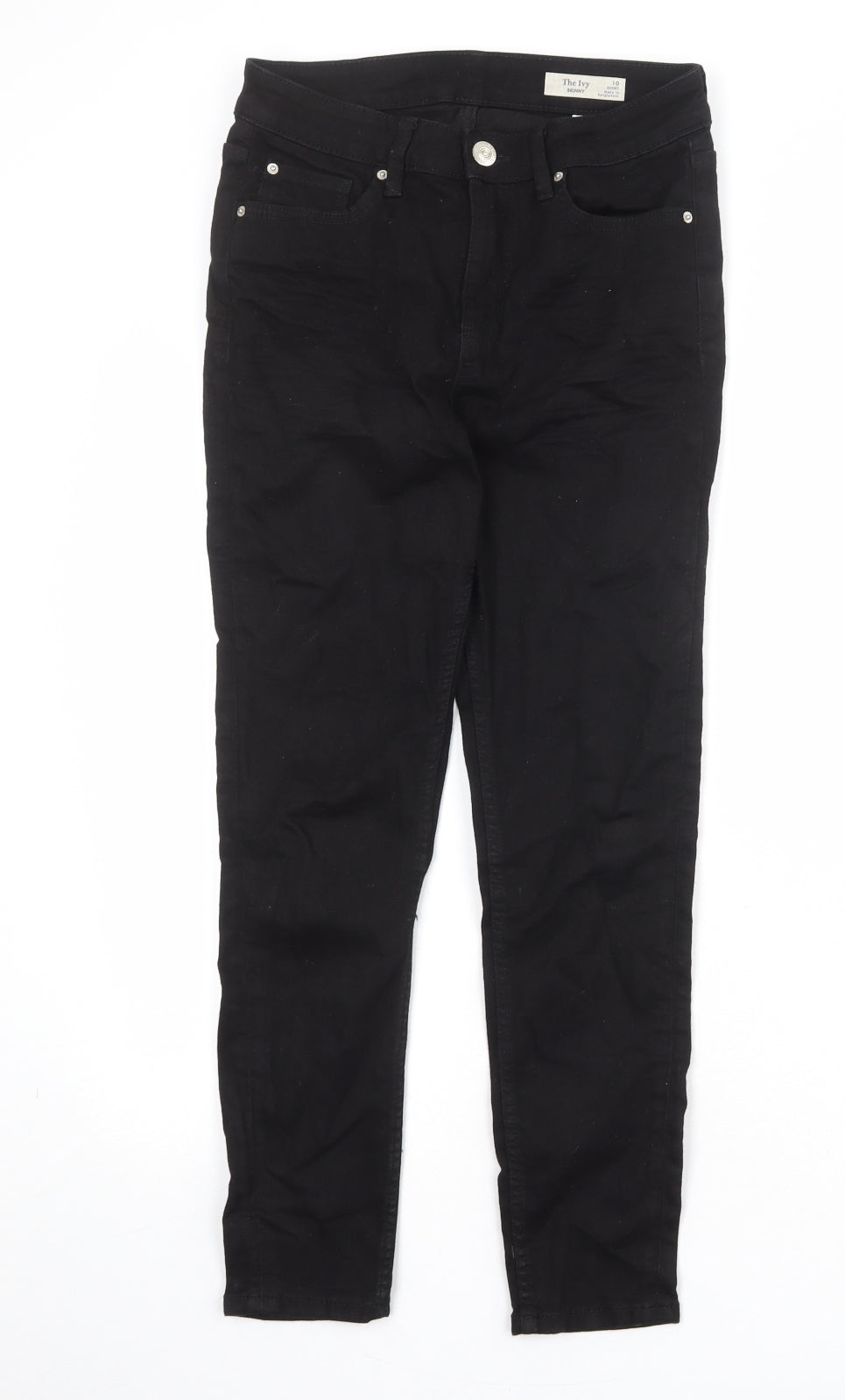 Womens UK Size 10 Marks and Spencer Regular Fit Skinny Black Jeans