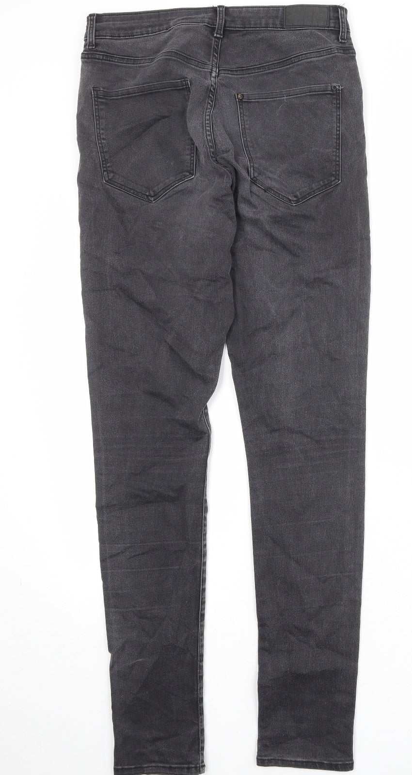 Womens UK Size 31 in H&M Regular Fit Skinny Grey Jeans