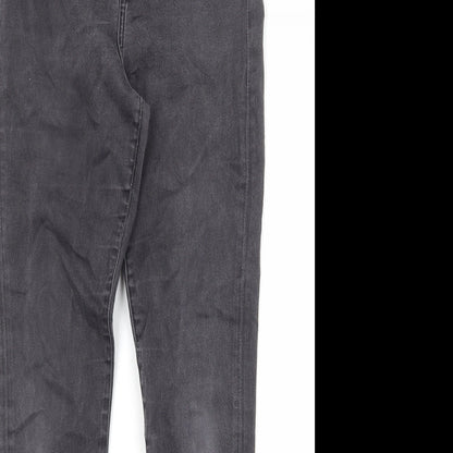 Womens UK Size 31 in H&M Regular Fit Skinny Grey Jeans