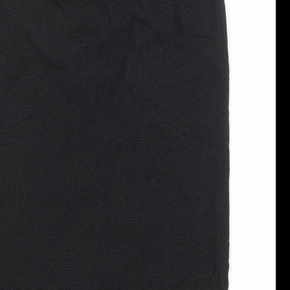 Minuet Womens Black Geometric Polyester A-Line Skirt Size 14 Zip