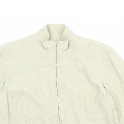 Orvis Womens Beige Jacket Size S Zip