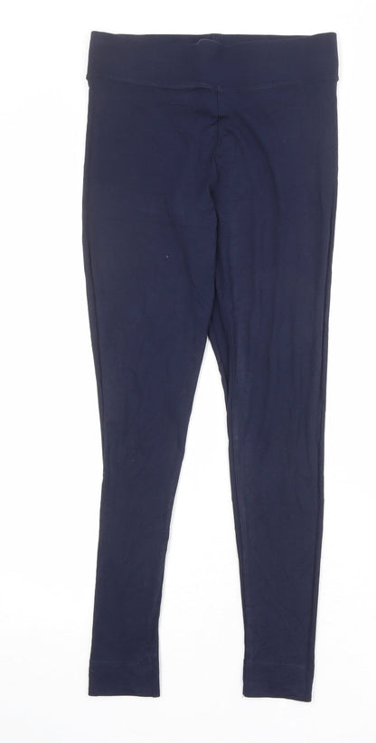 Womens UK Size 10 Marks and Spencer  Carrot Blue Leggings