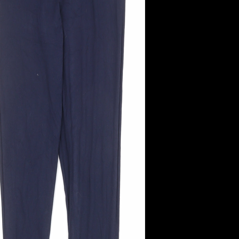 Womens UK Size 10 Marks and Spencer  Carrot Blue Leggings