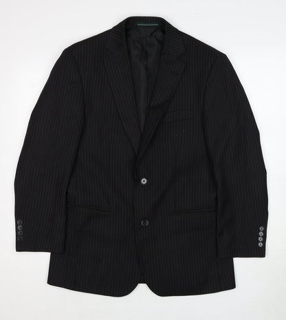 Mens UK Size 36 Greenwoods Regular Black Suit Jacket
