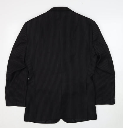 Mens UK Size 36 Greenwoods Regular Black Suit Jacket