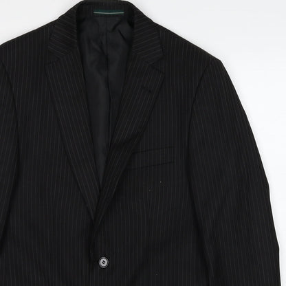 Mens UK Size 36 Greenwoods Regular Black Suit Jacket