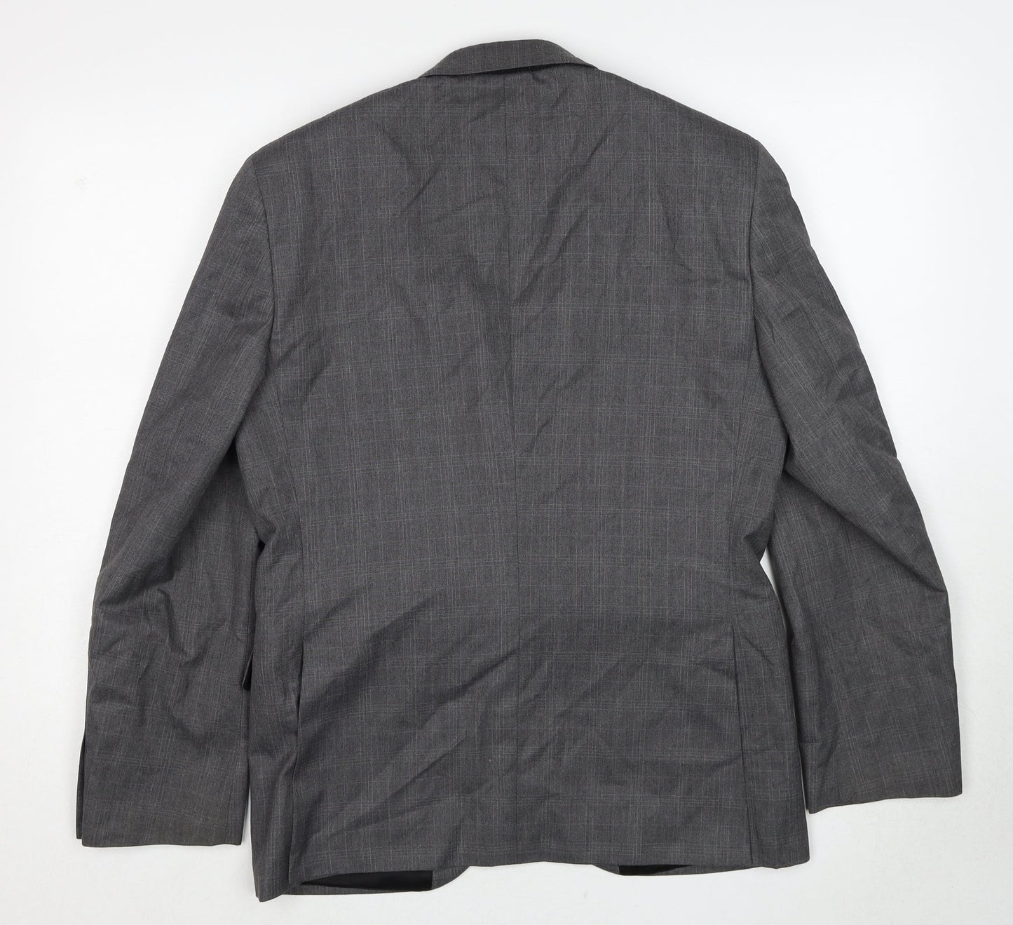 Mens UK Size One Size Burton Regular Grey Suit Jacket