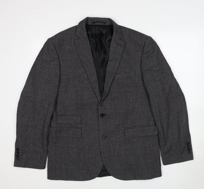 Mens UK Size 40 NEXT Regular Grey Suit Jacket