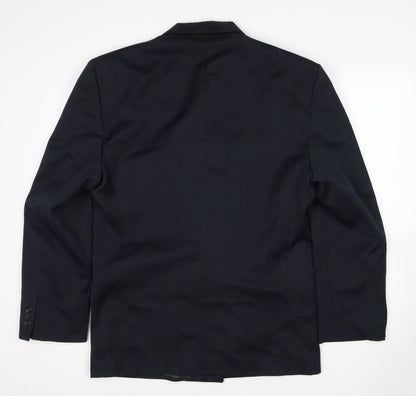 Mens UK Size 40 Topman Regular Blue Suit Jacket