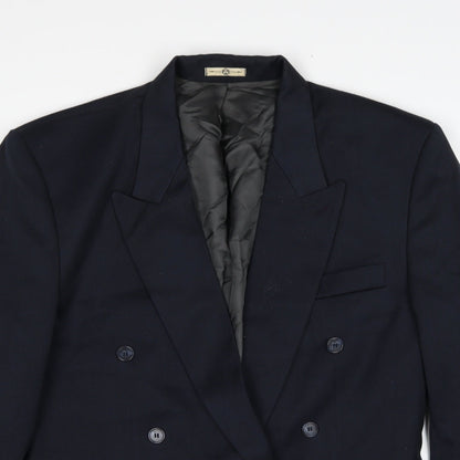 Mens UK Size 40 Topman Regular Blue Suit Jacket