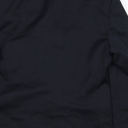 Mens UK Size 40 Topman Regular Blue Suit Jacket