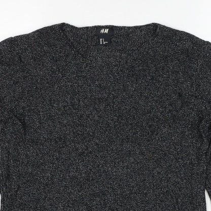 Womens UK Size S H&M Grey Pullover Jumper