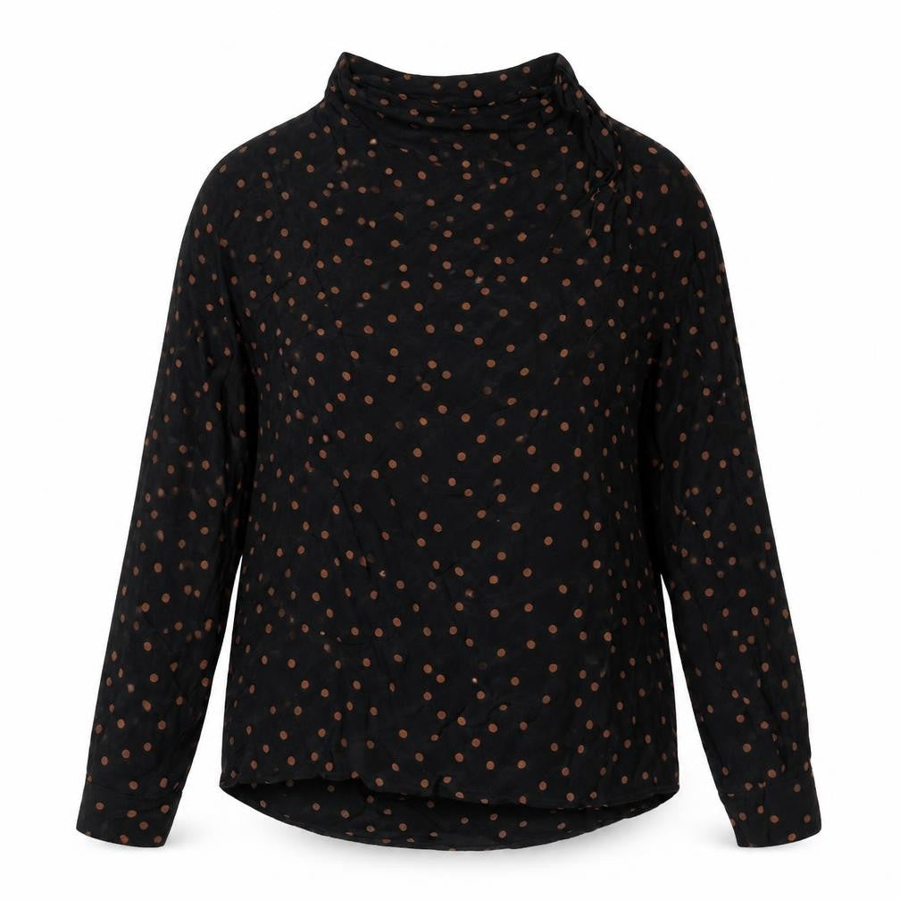 Womens UK Size 14 Topshop Black Basic Blouse