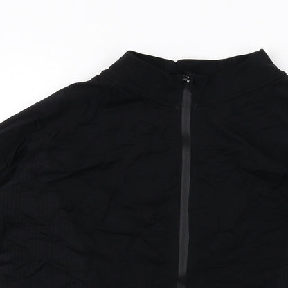 H&M Womens Black Polyamide Full Zip Sweatshirt Size L Zip