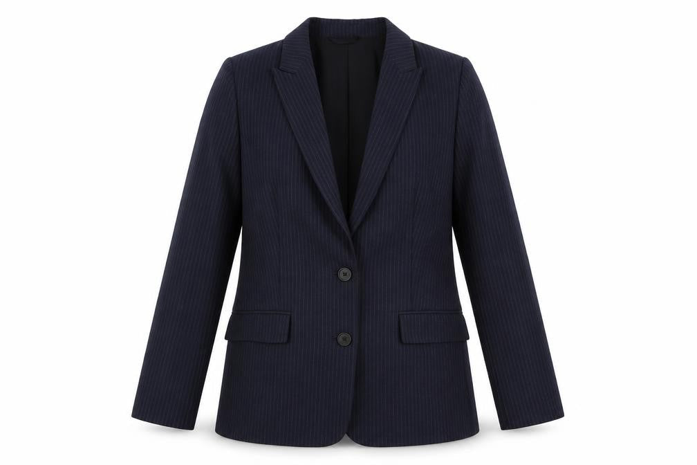Womens UK Size 12 Marks and Spencer Regular Blue Suit Jacket