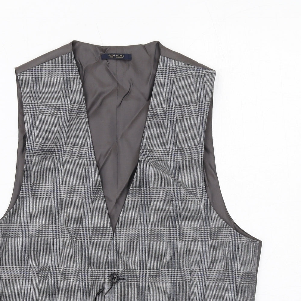 Mens UK Size 36 Marks and Spencer Regular Grey Suit Jacket
