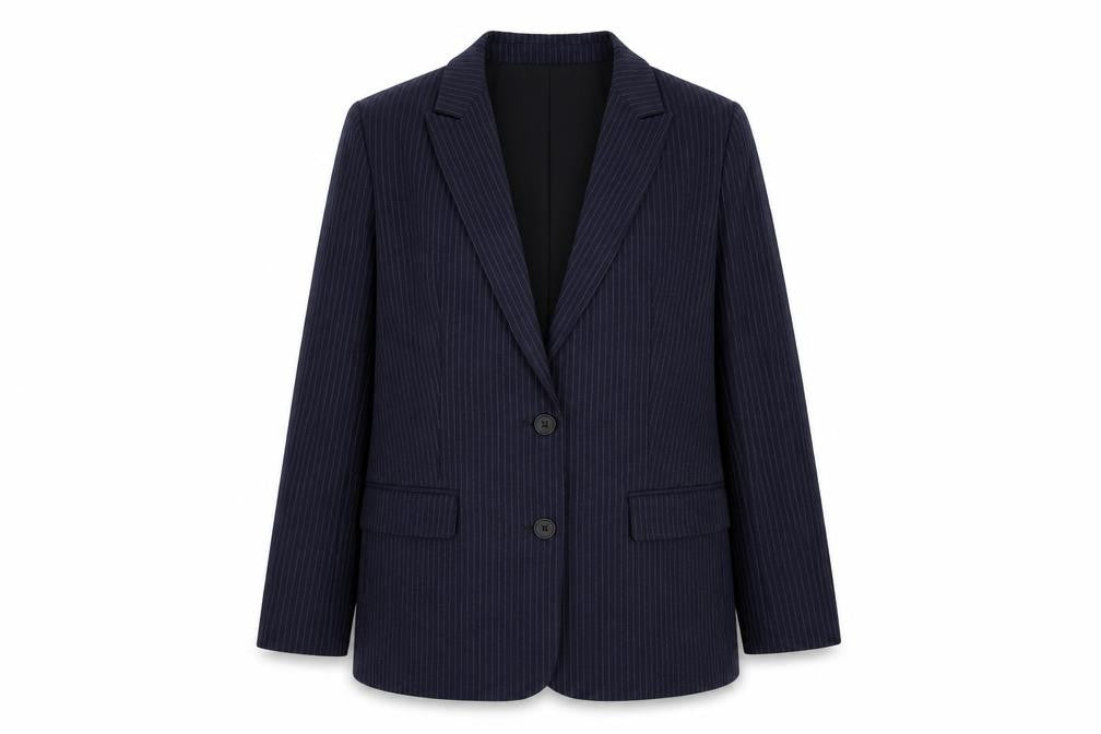 Womens UK Size 12 Marks and Spencer Regular Blue Suit Jacket