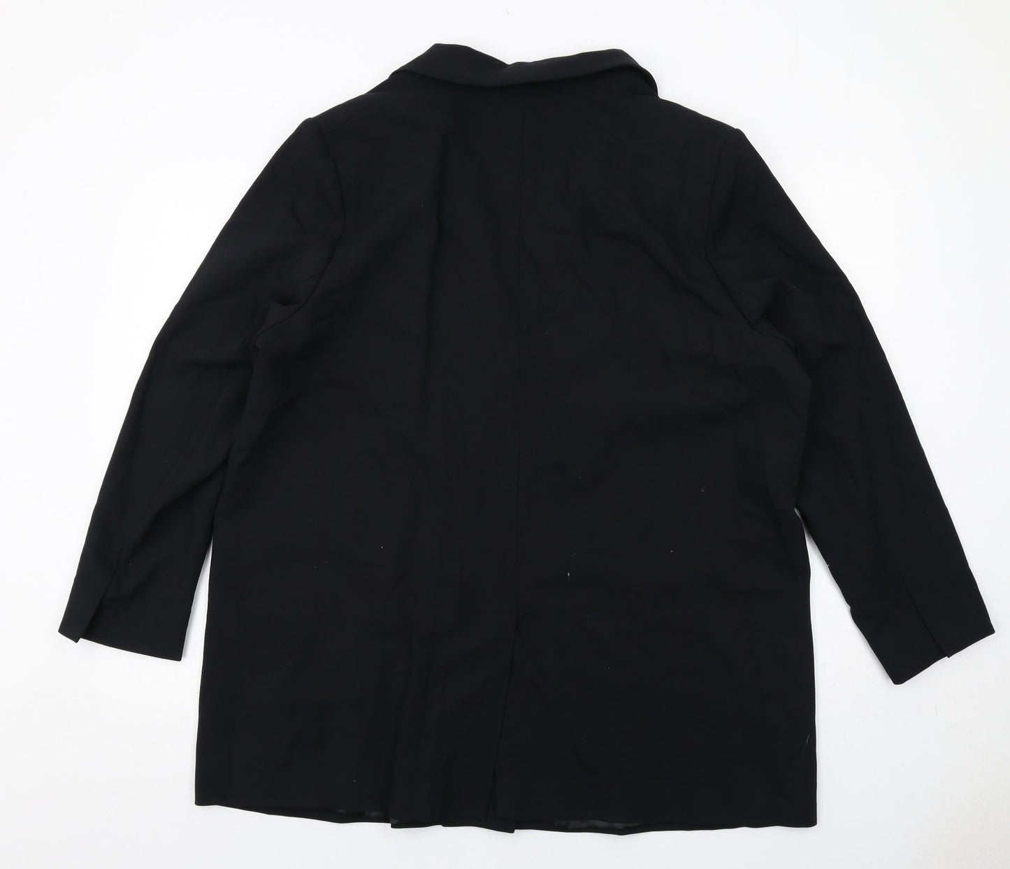 Marks and Spencer Womens Black Polyester Jacket Suit Jacket Size 20