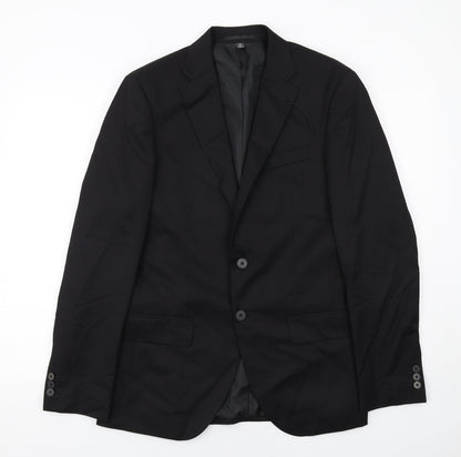 Mens UK Size 38 Marks and Spencer Regular Black Suit Jacket