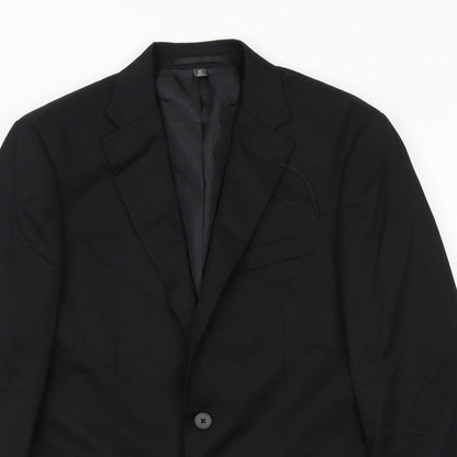 Mens UK Size 38 Marks and Spencer Regular Black Suit Jacket