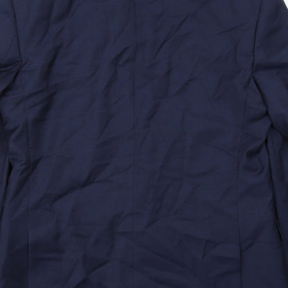 Mens UK Size 38 Marks and Spencer Regular Blue Suit Jacket
