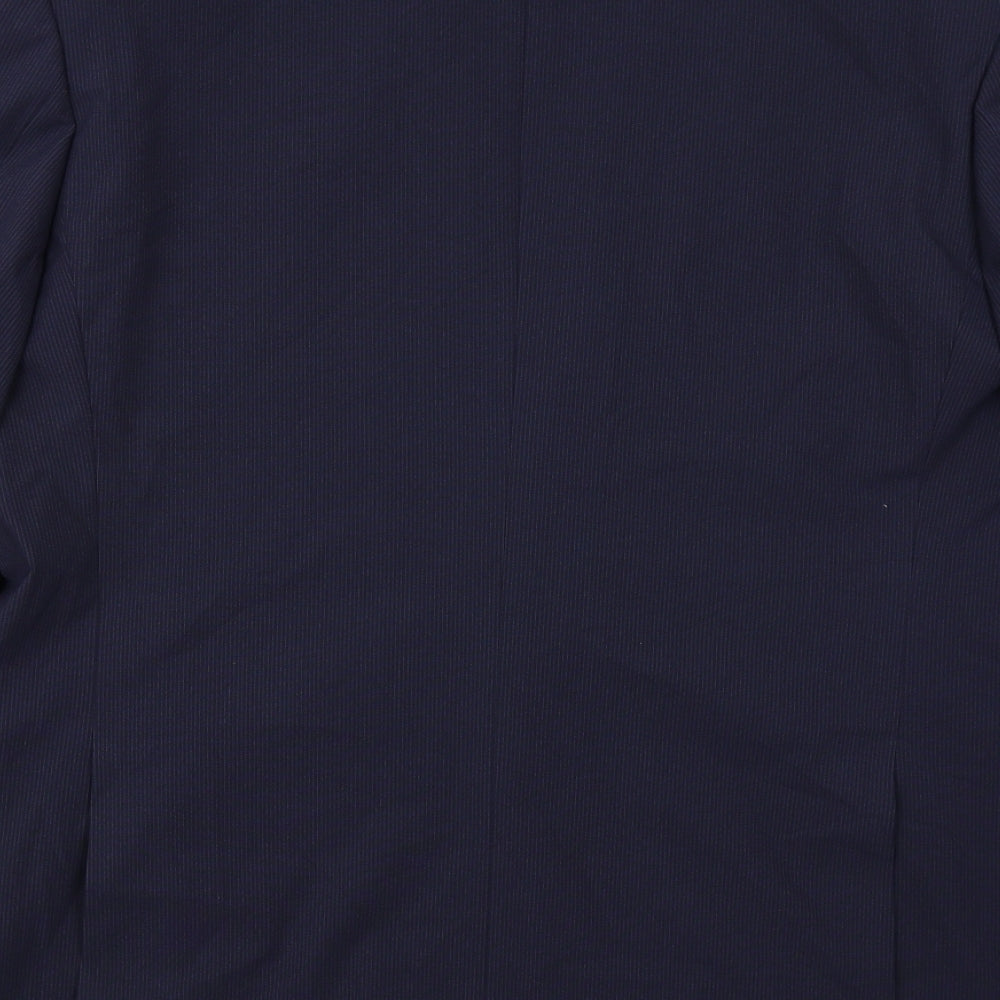 Mens UK Size 42 Marks and Spencer Regular Blue Suit Jacket