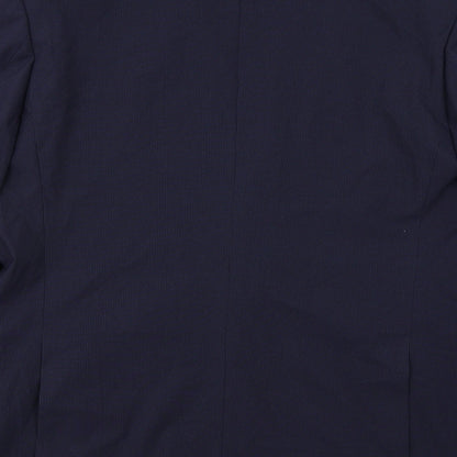 Mens UK Size 42 Marks and Spencer Regular Blue Suit Jacket
