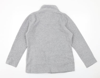 Active Womens Grey Jacket Size 10 Zip