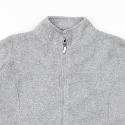 Active Womens Grey Jacket Size 10 Zip