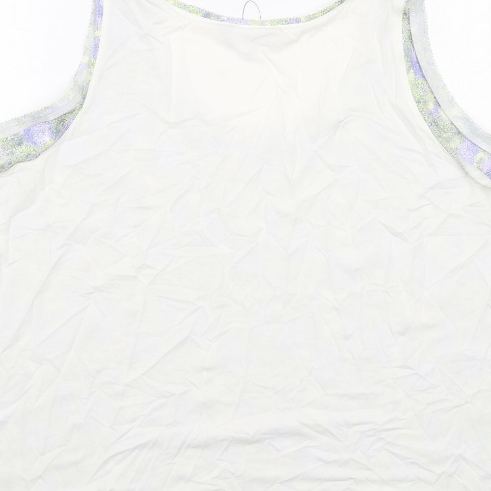 Womens UK Size 20 Marks and Spencer Multicoloured Basic Tank