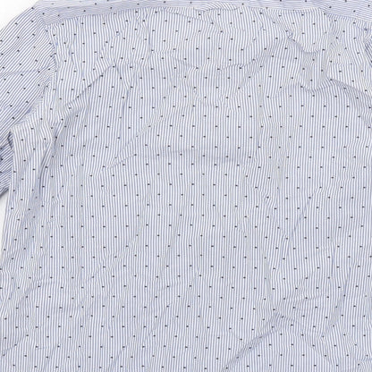 Womens UK Size XS Gap Blue Basic Button-Up