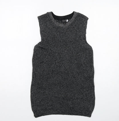 Womens UK Size 8 Topshop Black Pullover Jumper